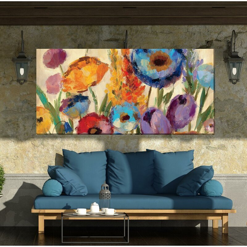 Painted Canvas Style Outdoor Wall Decoration