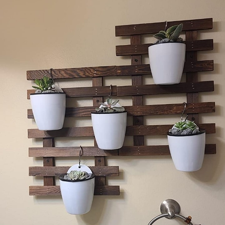 pallet planter wall pallet planter wall