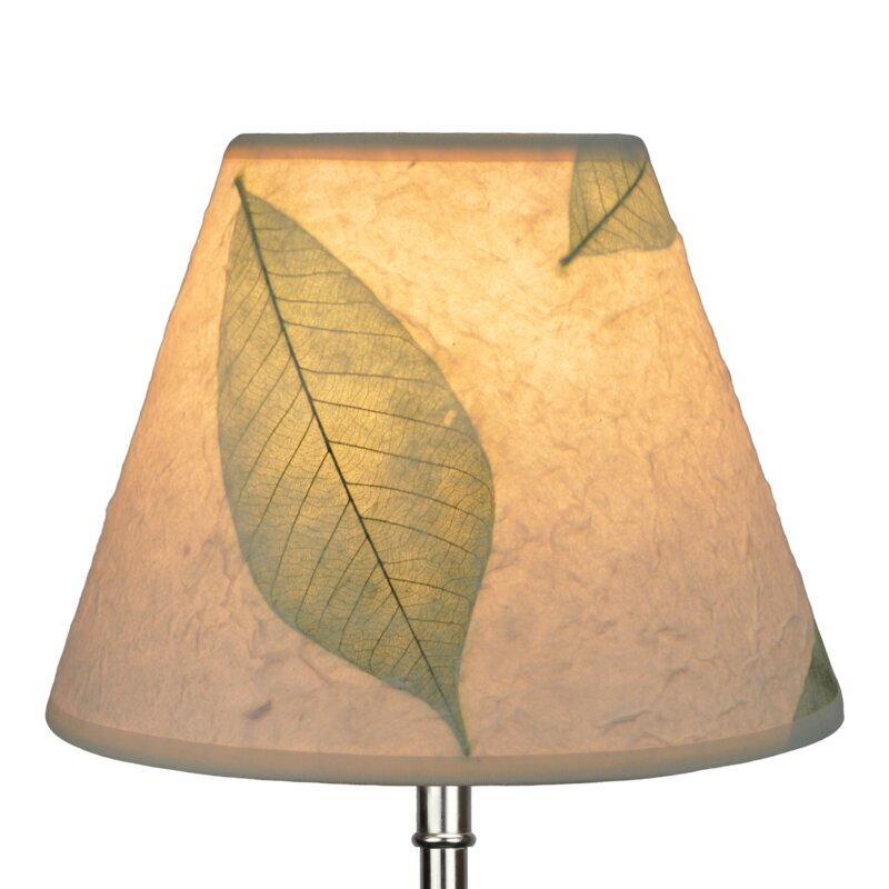 Parchment lampshade with a recognizable motif