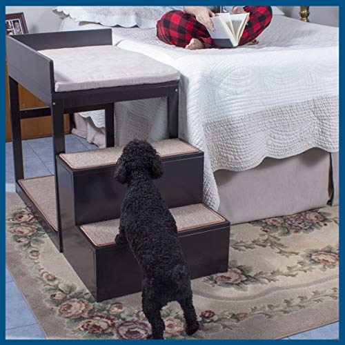 Penn-Plax Buddy Bunk – Multi-Level Bed and Step System for Dogs and Cats – Practical and Accommodating for Modern Homes (DOGF60)