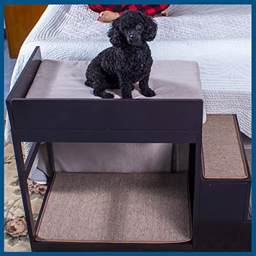 Penn-Plax Buddy Bunk – Multi-Level Bed and Step System for Dogs and Cats – Practical and Accommodating for Modern Homes (DOGF60)