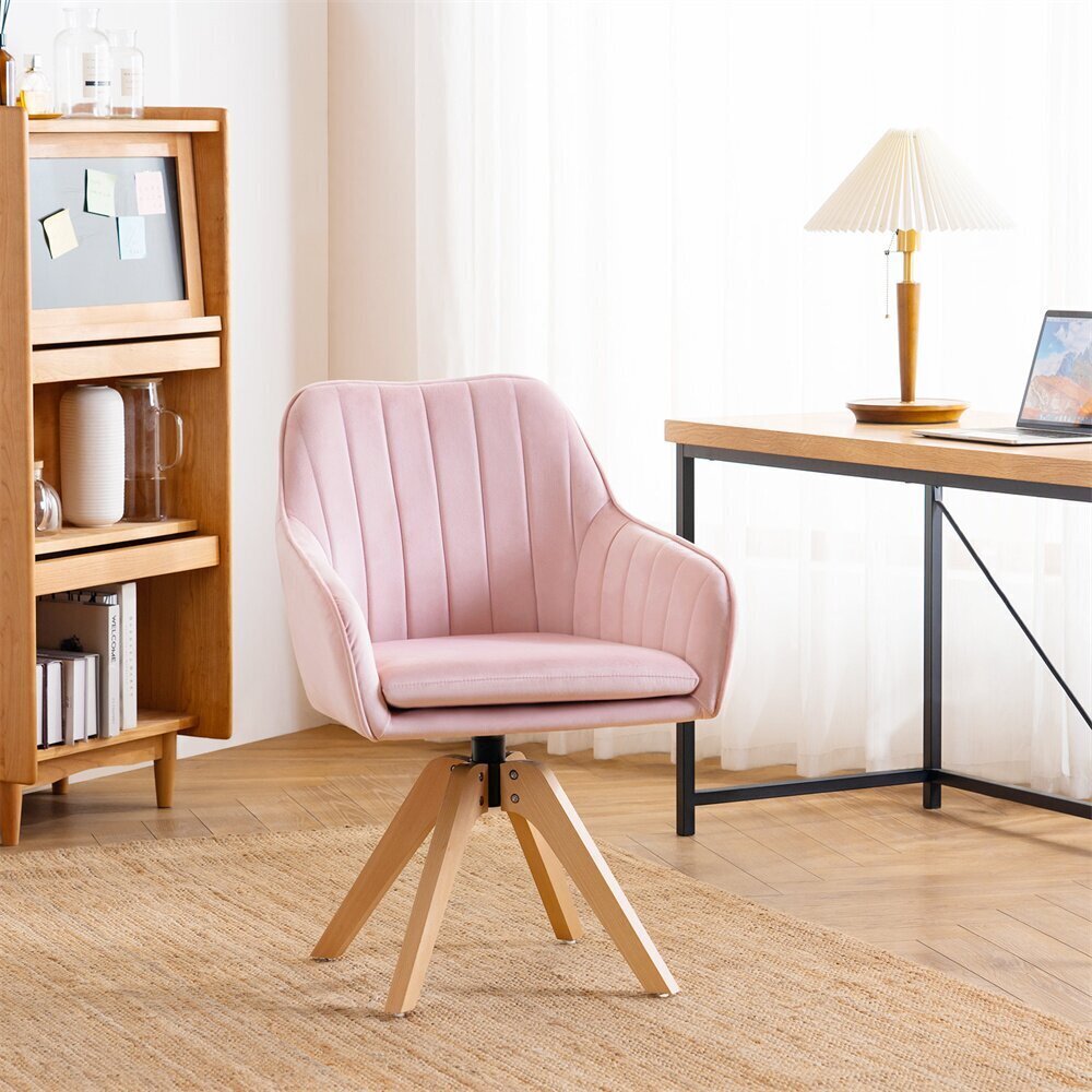 Pink Office Swivel Chair