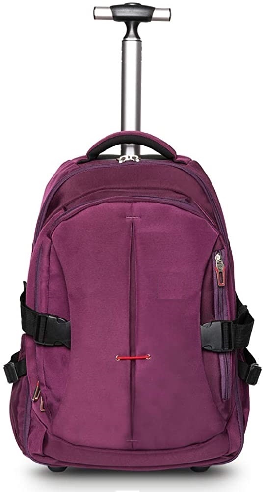 Plain Backpack with Wheels for Girl