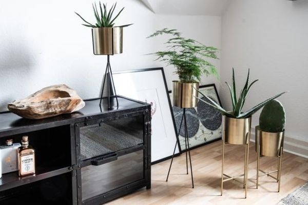 Plant Stand Brass Plant Stand Brass