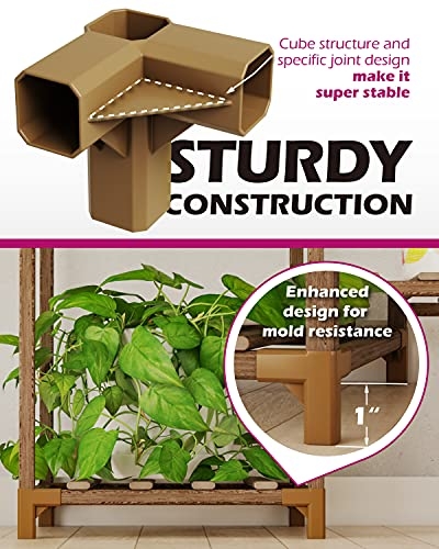 Plant Stands Indoor Outdoor Corner Shelf Plant Shelves Indoor Plant Holder for Living 7-Tier Corner Stands Room Outdoor Plant Rack Indoor Multiple Plants Patio Balcony Garden