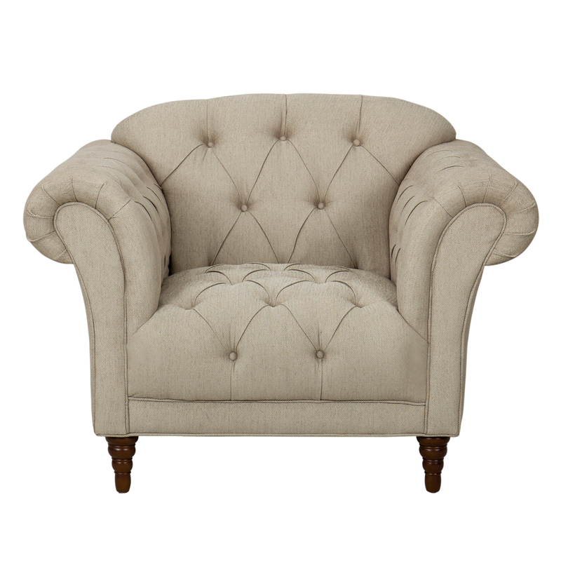 Pleasant Plains 47.25'' Wide Tufted Chair And A Half