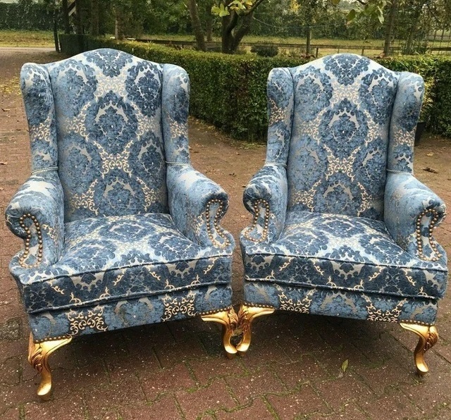 Plush Louis XVI Chairs