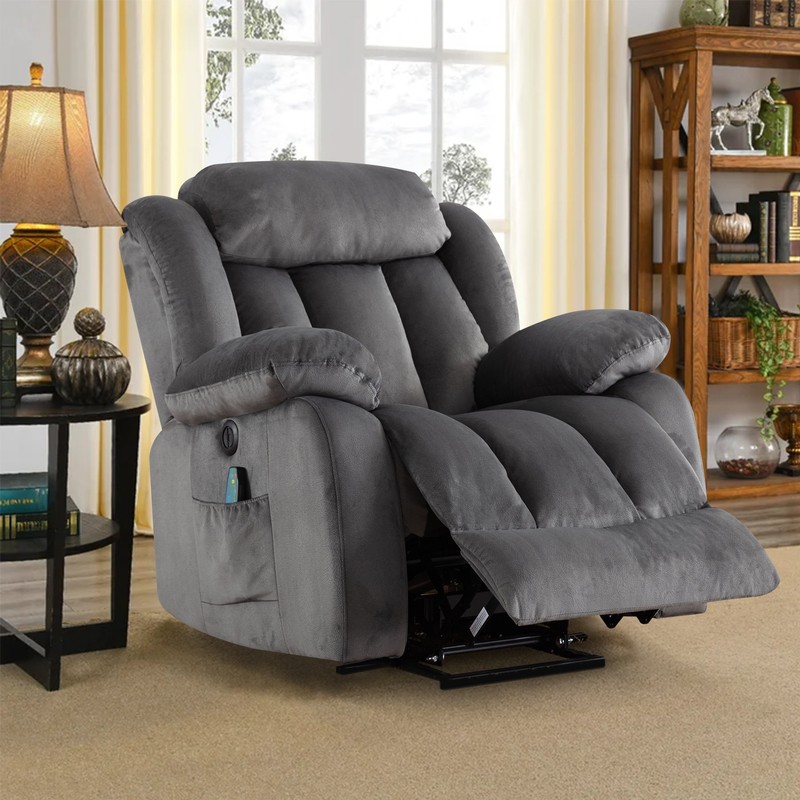 Power Reclining Heated Massage Chair