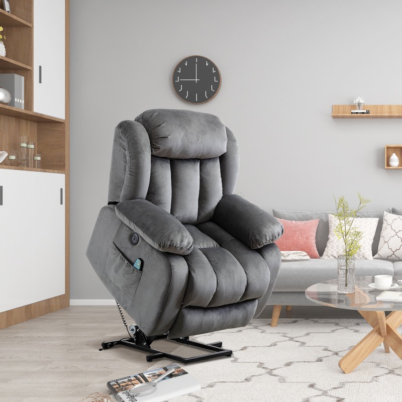 Power Reclining Heated Massage Chair