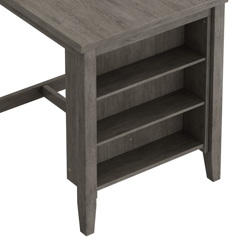 Prasad 2 - Person Counter Height Breakfast Nook Dining Set