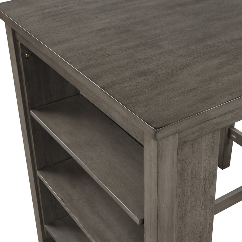 Prasad 2 - Person Counter Height Breakfast Nook Dining Set