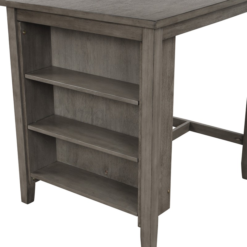 Prasad 2 - Person Counter Height Breakfast Nook Dining Set