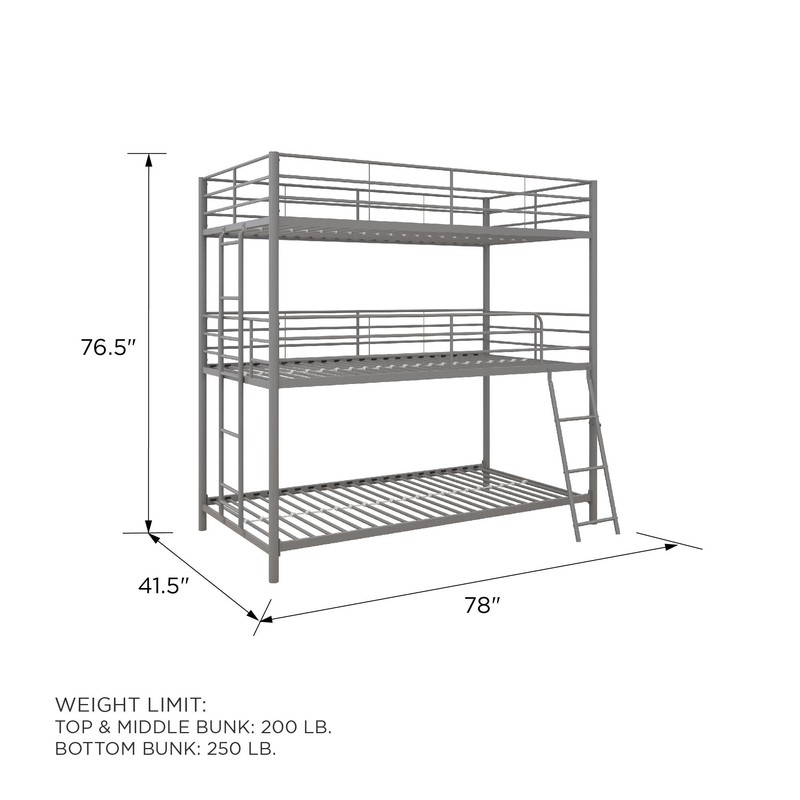 Preece Triple / Quad Bunk Bed by Mack & Milo™