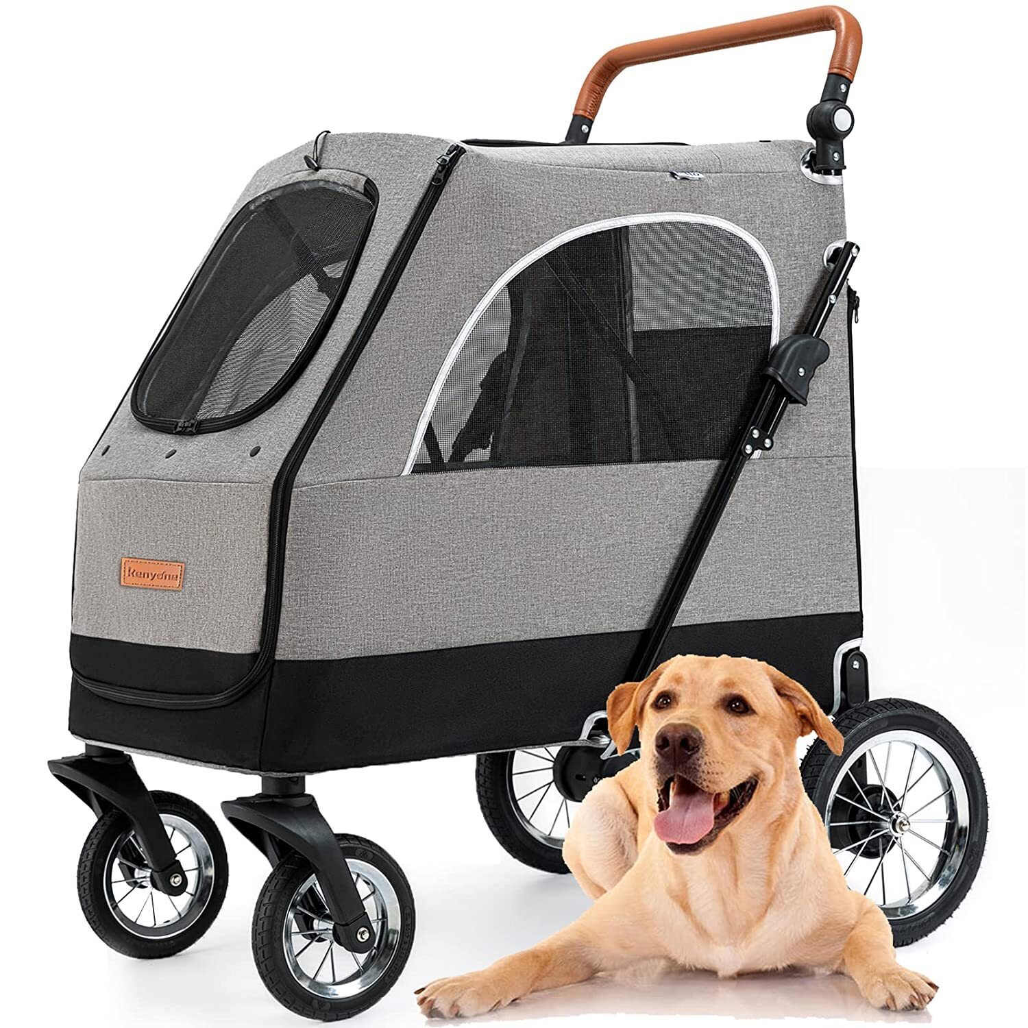 Premium Oxford Cloth Extra Large Dog Stroller