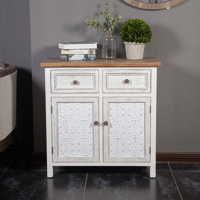 Quaint French Style Accent Cabinet