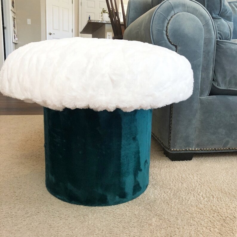 Quirky Vintage Footstool