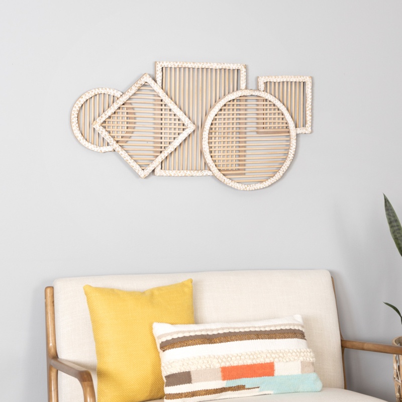 Rattan Statement Wall Décor