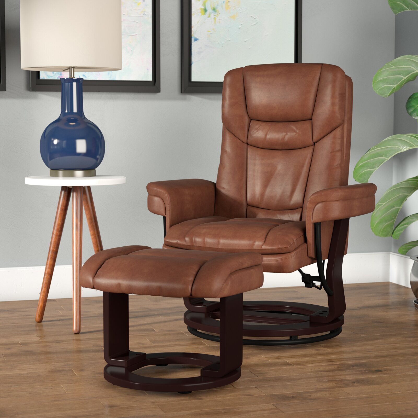 Recliner with Ottoman