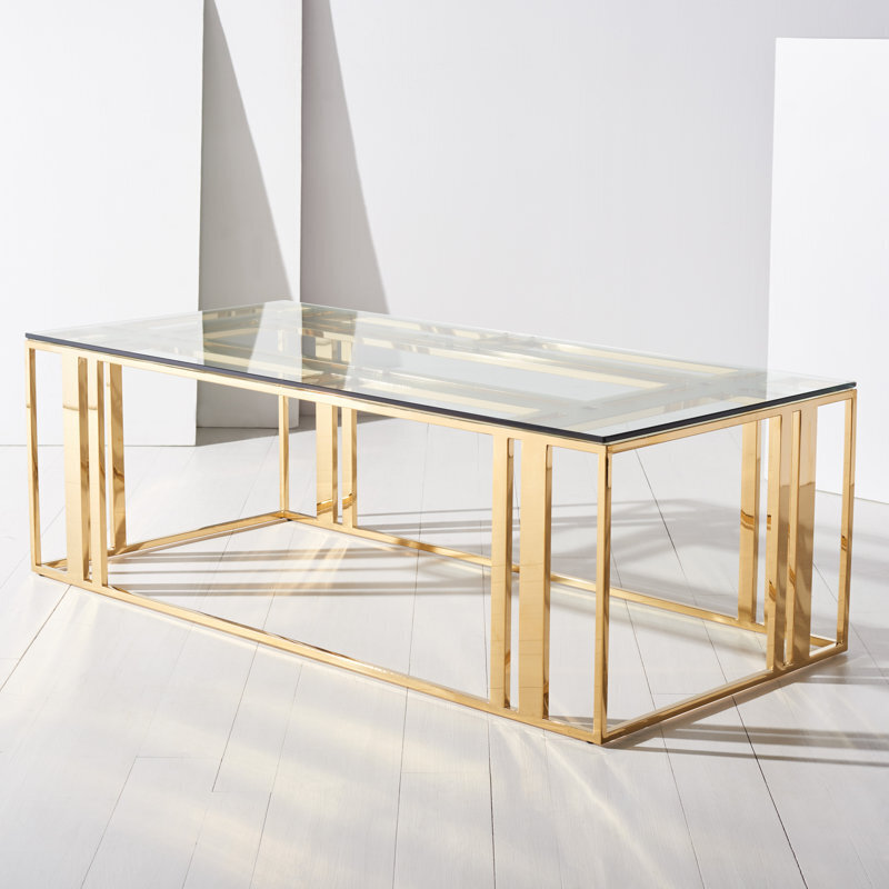 Rectangular Large Glass Coffee Table
