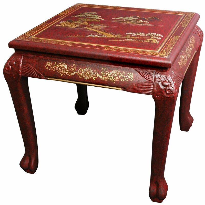 Red Asian Table