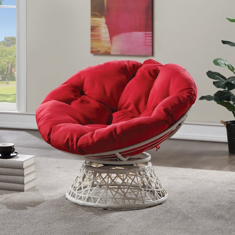 Red Large Papasan Chair