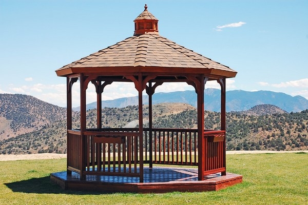 Redwood Gazebo Redwood Gazebo
