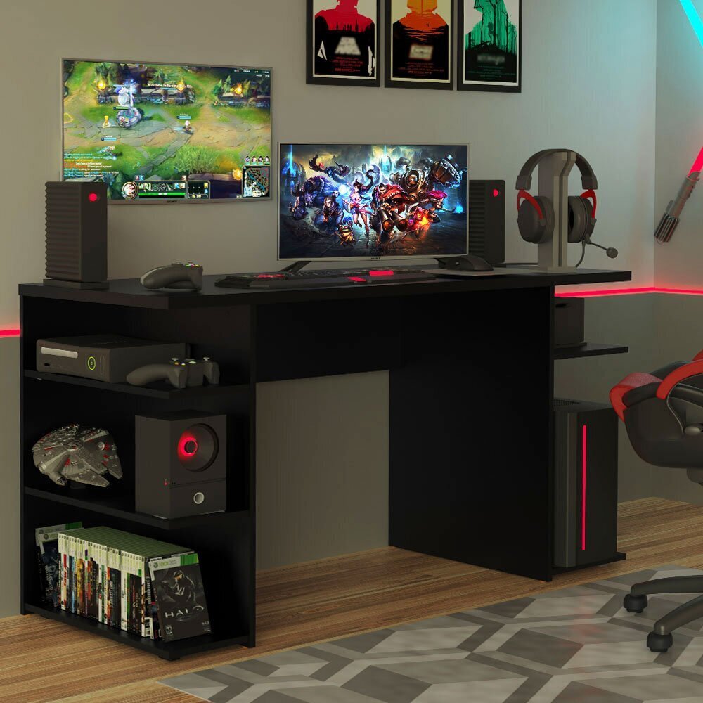 Reinforced Gaming Desk Game Room Furniture
