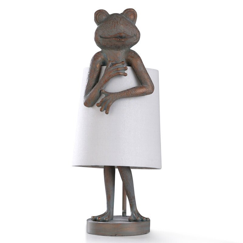 Resin Frog Table Lamp