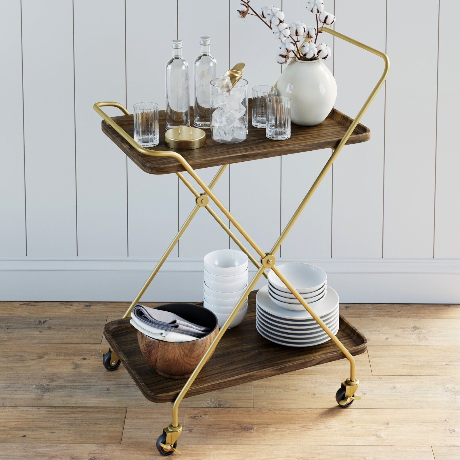 Retro Bar Cart