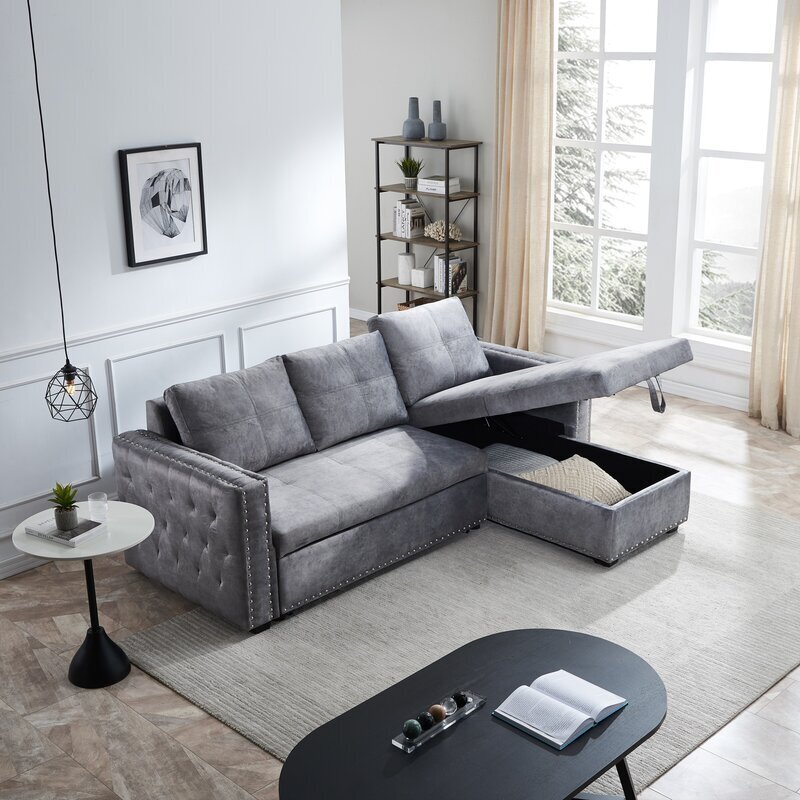 Reversible Storage Couch Sectional