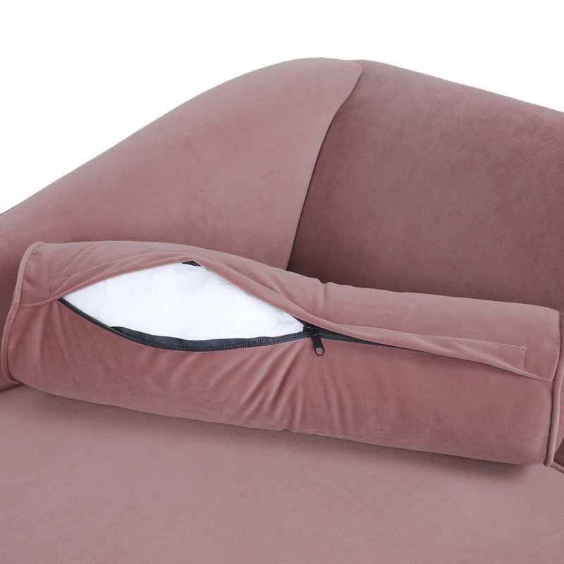 Roiled Arms Chaise Lounge