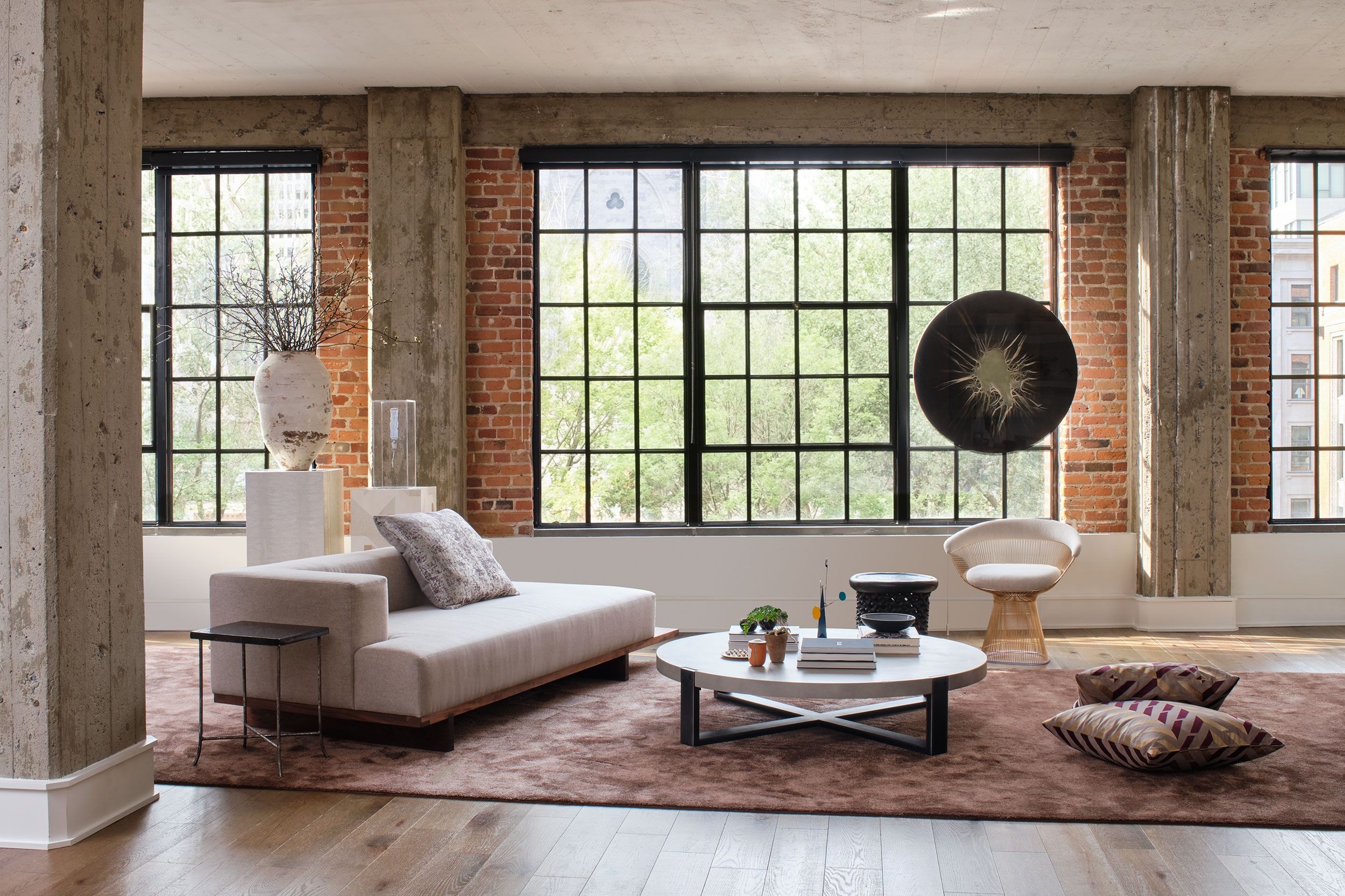 Room Using Plaster Pot Interior Decor