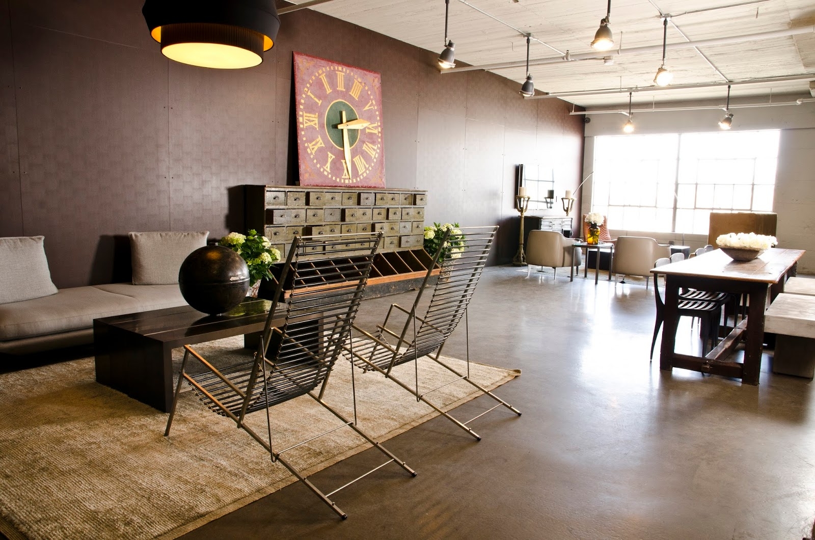 Room With Repurposed And Vintage Furniture
