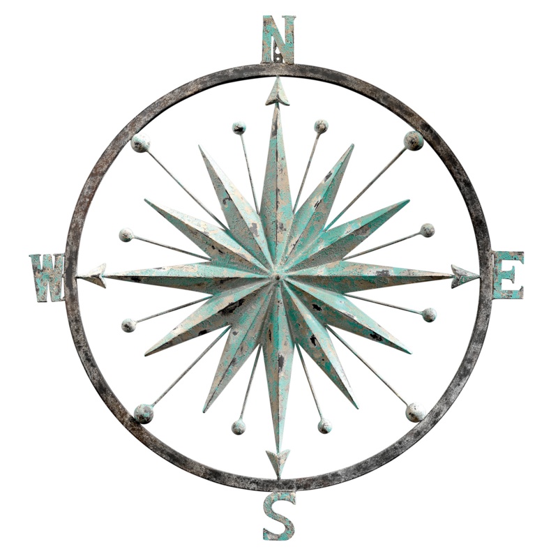 Rose of the Winds Compass Rose Wall Décor