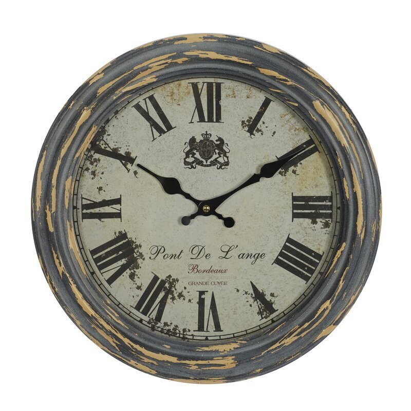 Round Distressed Vintage Antique French Wall Clocks