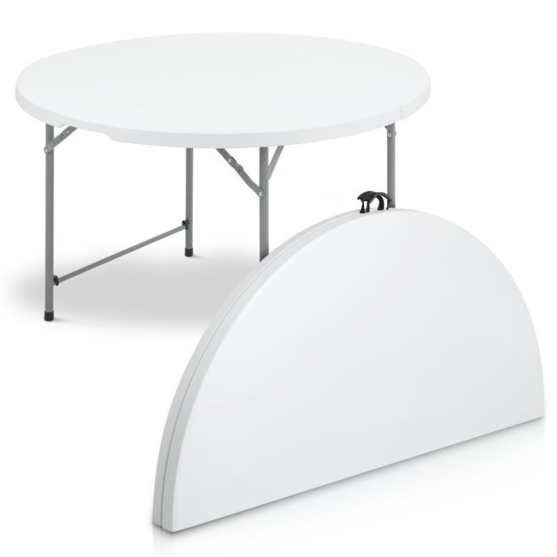 Round Portable Plastic Table
