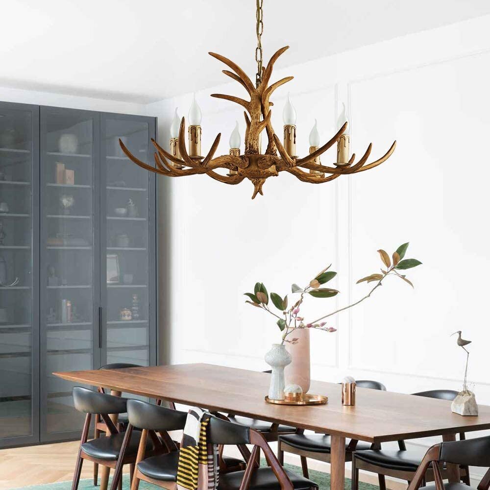 Rustic Antler Style Chandelier