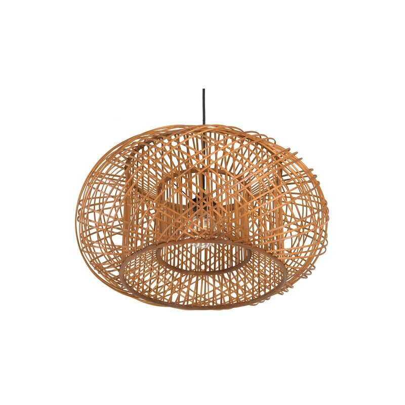 Rustic Bamboo Ceiling Light