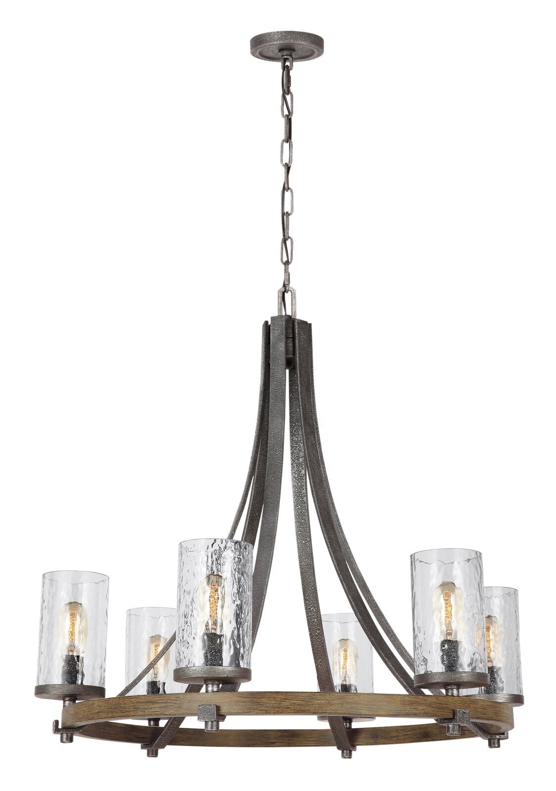 Rustic Candle Style Chandelier