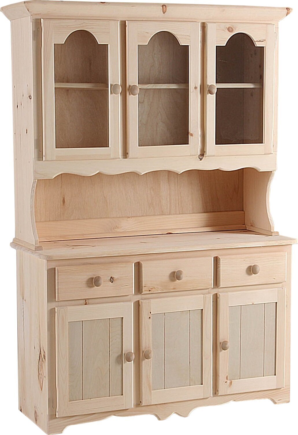 Rustic Country Hutch Cabinet