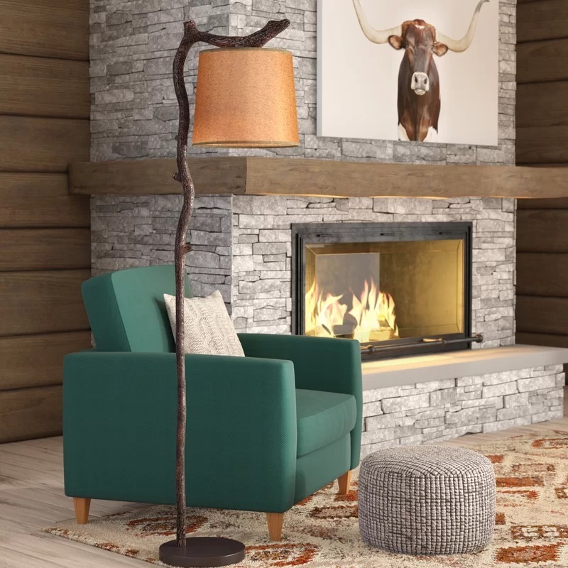 Rustic Lodge Country Style Floor Lamp