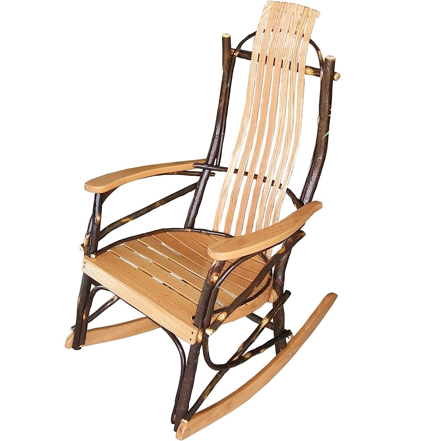 Rustic Vintage Two Toned Rocking Chair