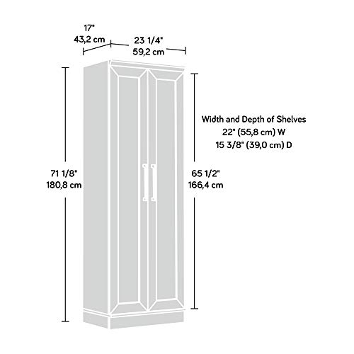 Sauder HomePlus Storage Cabinet, Sienna Oak finish