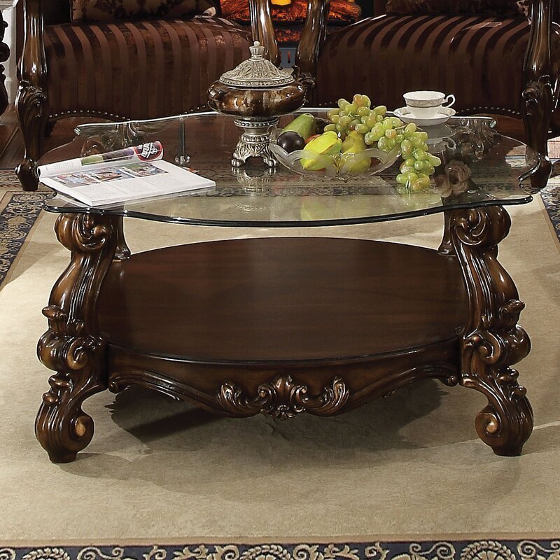 Scalloped Victorian Coffee Table