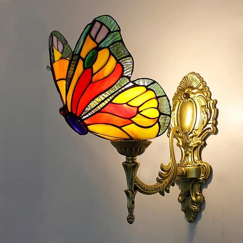 Sconce style Tiffany Butterfly Lamp