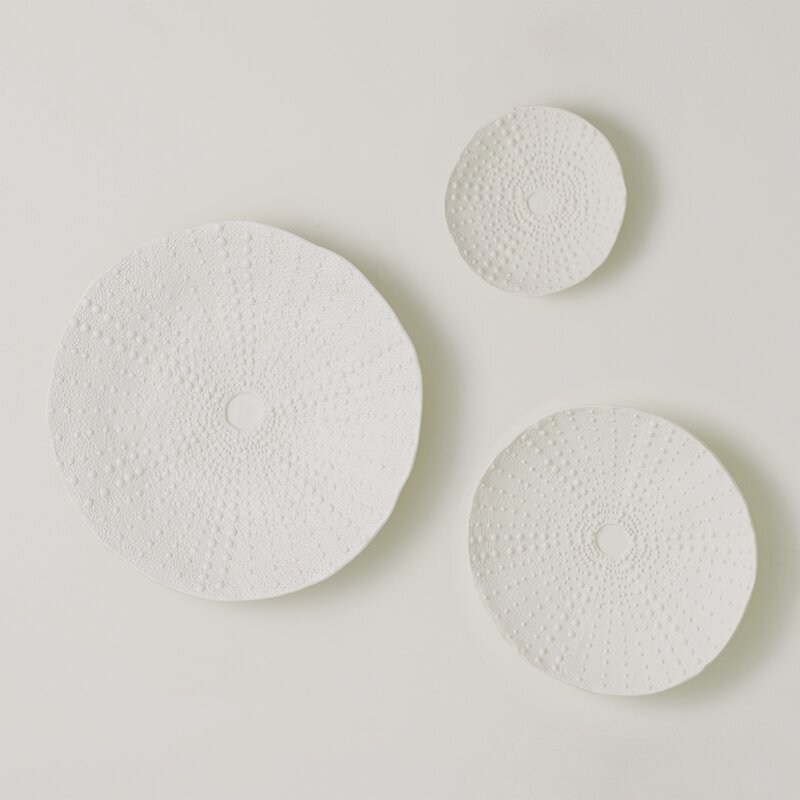Sea Urchin Inspired Textured Ceramic Plate