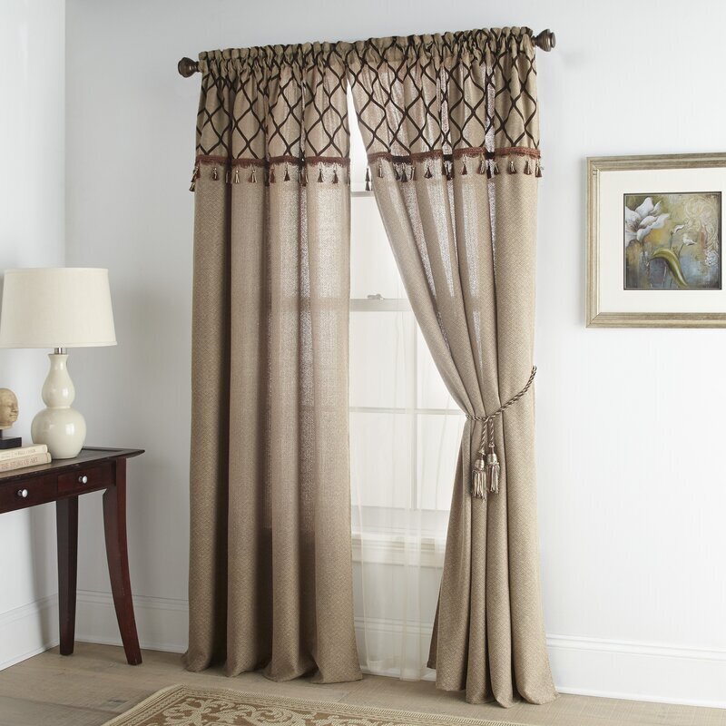 Semi Sheer Lace Curtains for Living Room
