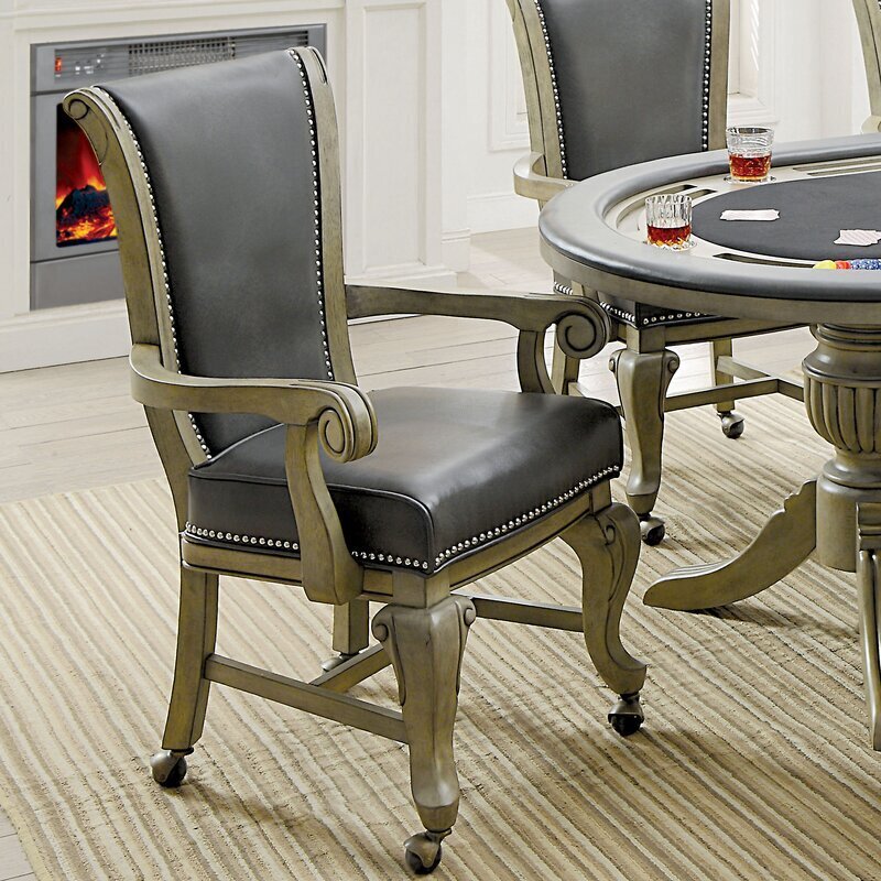 Set of Two Poker Chairs For Sale