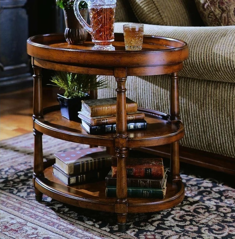 Seven Seas by Hooker Furniture Tall End Table Bar Cart