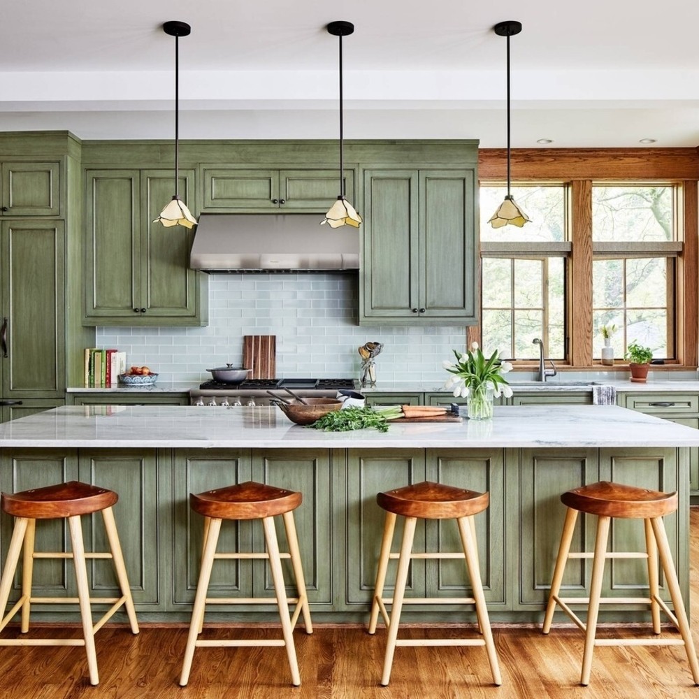 27 Gorgeous Green Kitchen Ideas from Country to Modern